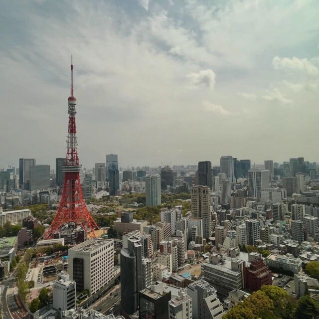 打ち合わせで来たオフィスからの眺めが最高すぎました👀
東京タワー近くで見れました！🗼