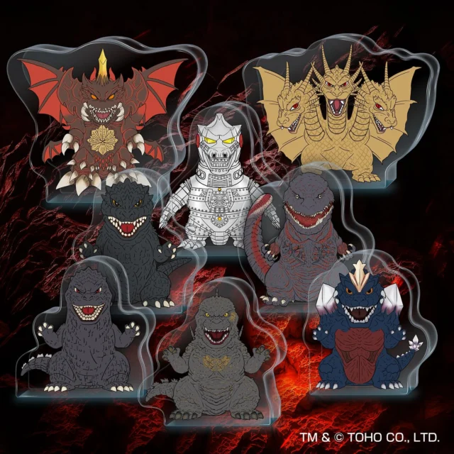 描き起こしディフォルメアートのゴジラが、8mm厚のアクリルブロックフィギュア全8種で登場🔥2025年8月発売予定！ユニオンクリエイティブさんのオンラインでは、1BOX 揃いで予約受付中です🙌

▶商品ページ
https://union-creative.jp/goods/detail/?id=1287

予約締切、本日まで23:59:59まで‼️
#ゴジラ
